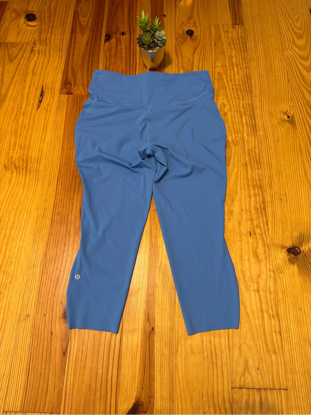 Lululemon Base Pace High-Rise Crop 23" Blue Nile Women’s Size 14 - Picture 8 of 10